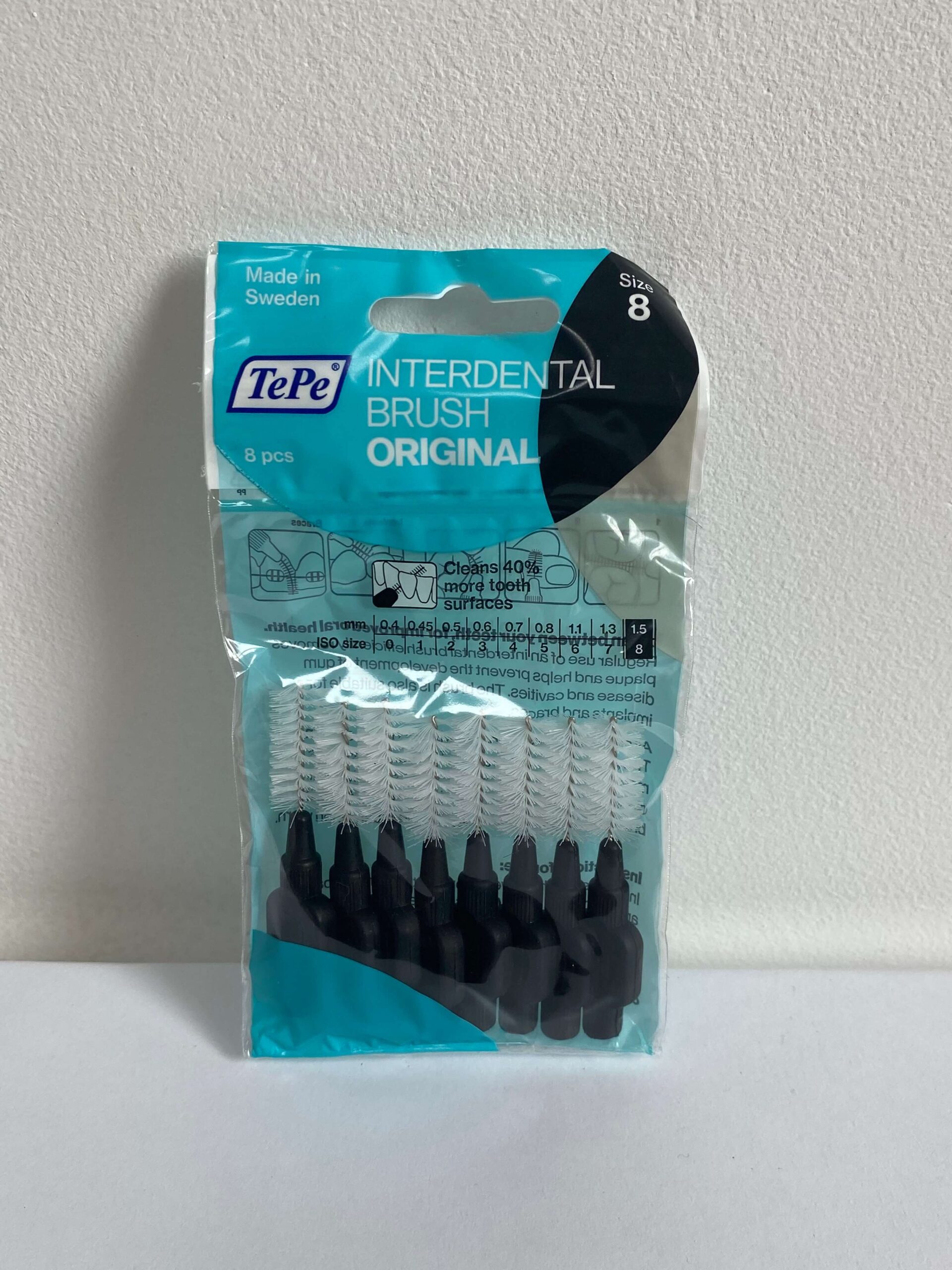 Tepe Interdental Brushes Sizes 8 Schofield and Pickup