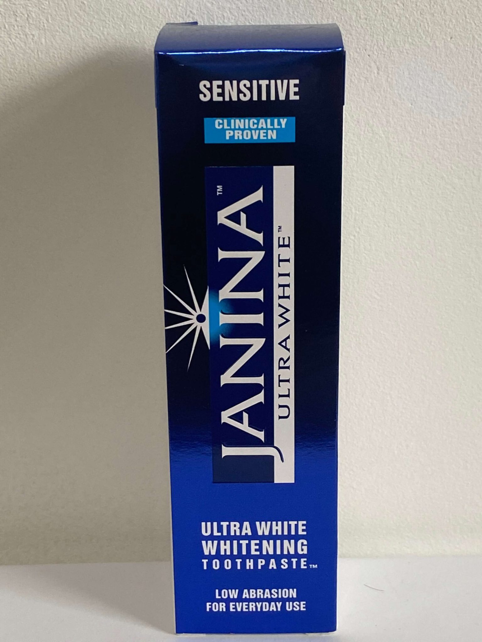 Janina Ultra White Sensitive Toothpaste 75ml Schofield and Pickup
